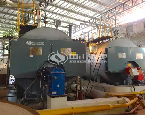 15噸SZS系列冷凝式燃氣蒸汽鍋爐項目（蜀邦實業(yè)）